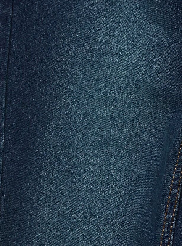 FAME FOREVER Boys Darkwashed Slim Fit Jeans