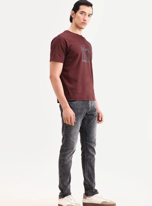 RARE RABBIT Washed Slim Tapered Jeans