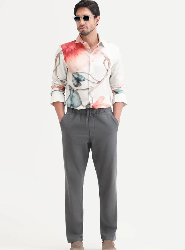 RARE RABBIT Printed Regular Fit Shirt