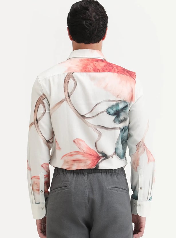 RARE RABBIT Printed Regular Fit Shirt