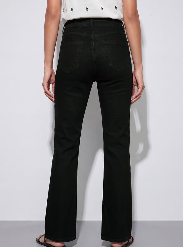 FAME FOREVER Solid Bootcut Jeans