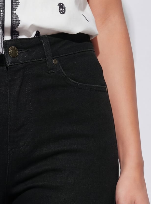 FAME FOREVER Solid Bootcut Jeans