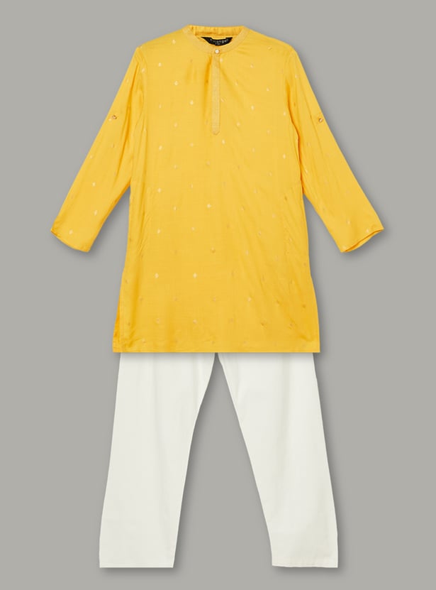 MELANGE Boys Printed Kurta with Pyjama Set