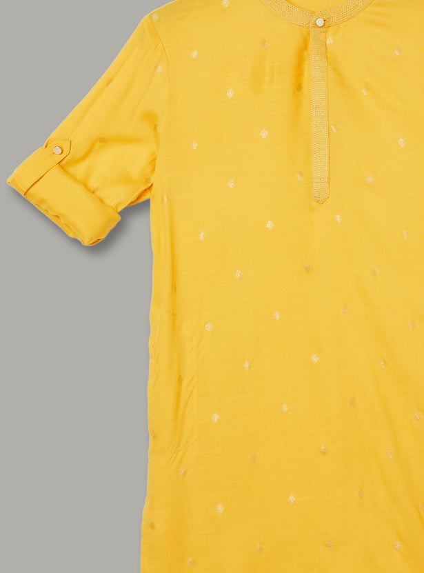 MELANGE Boys Printed Kurta with Pyjama Set
