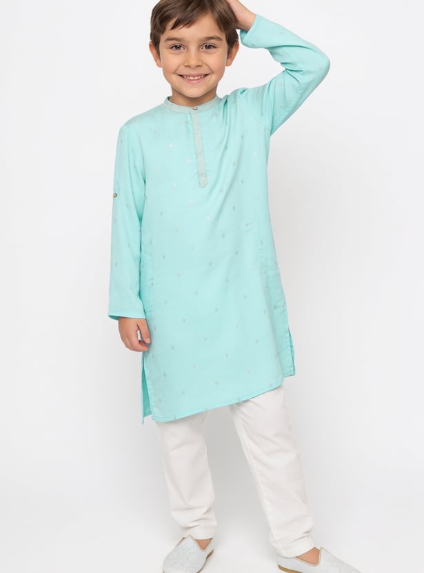 MELANGE Boys Printed Kurta with Pyjama Set