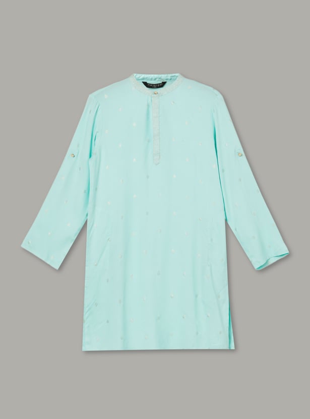 MELANGE Boys Printed Kurta with Pyjama Set