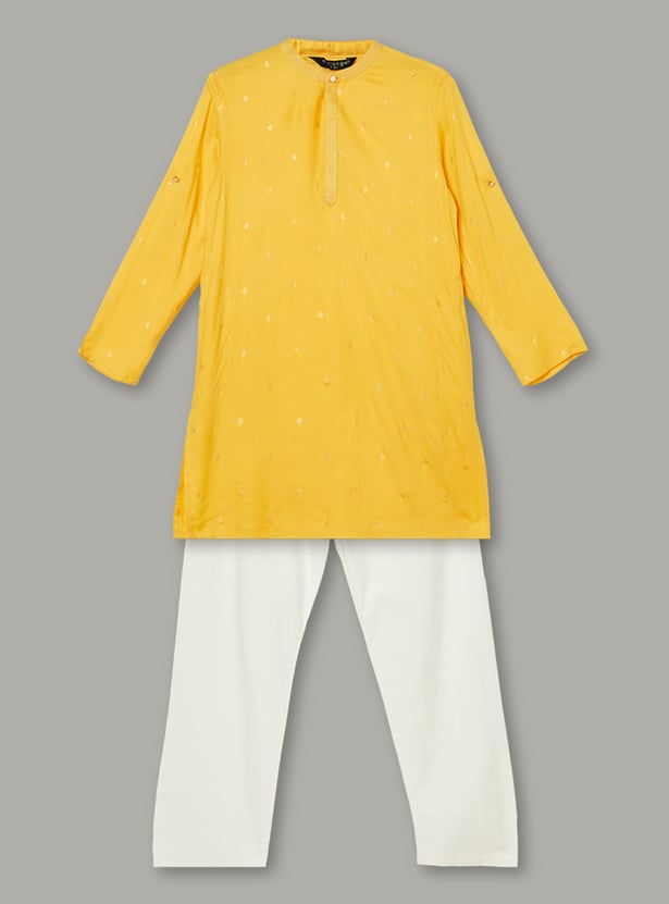 MELANGE Boys Printed Kurta with Pyjama Set