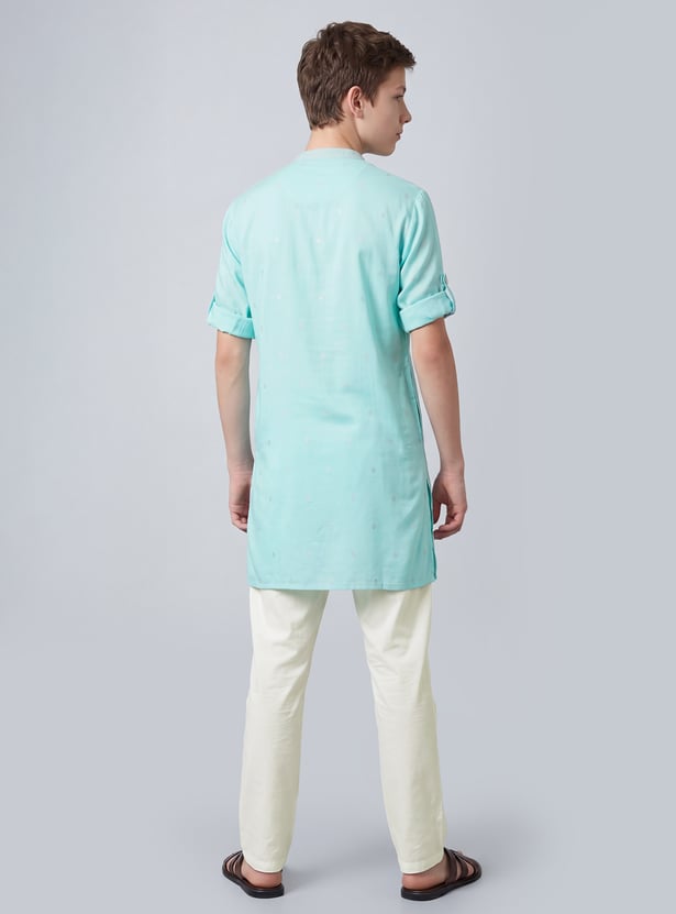 MELANGE Boys Printed Kurta with Pyjama Set