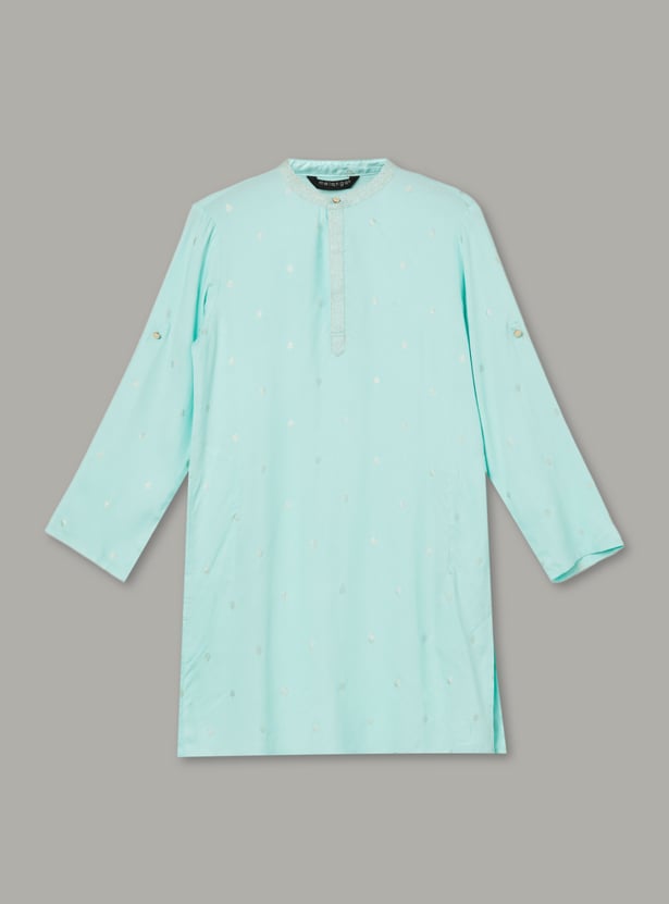 MELANGE Boys Printed Kurta with Pyjama Set