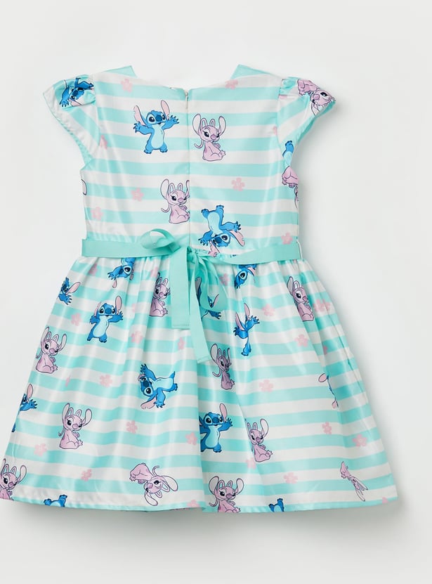 FAME FOREVER Girls Stitch Print A-line Dress