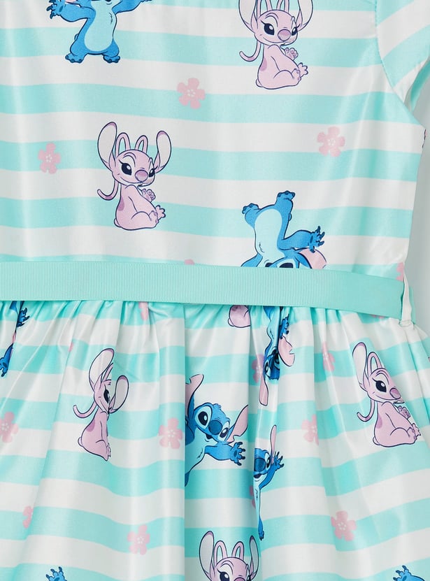 FAME FOREVER Girls Stitch Print A-line Dress