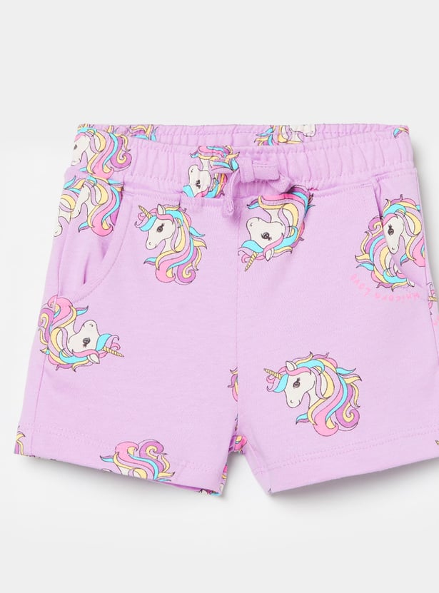 FAME FOREVER Girls Printed Shorts