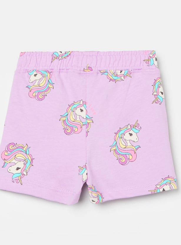 FAME FOREVER Girls Printed Shorts