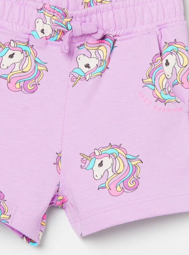 FAME FOREVER Girls Printed Shorts