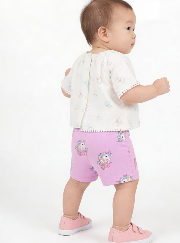 FAME FOREVER Girls Printed Shorts