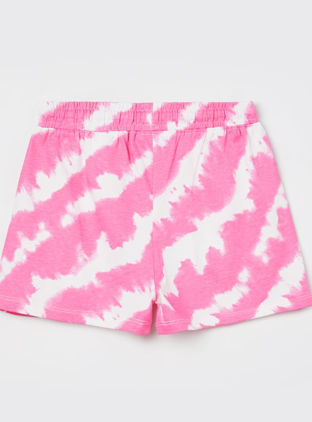 FAME FOREVER Girls Tie & Dye Shorts