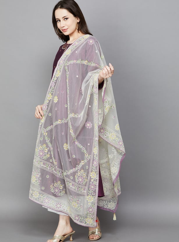 SPAN Embroidered Dupatta