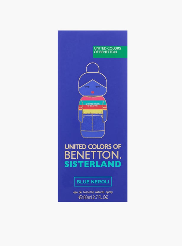 UNITED COLORS OF BENETTON Sisterland Blue Neroli Eau De Toilette - 80ml