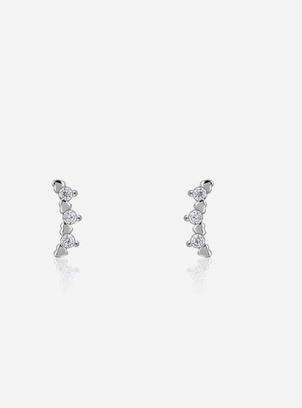 GIVA Novia Embellished Sterling Silver Studs