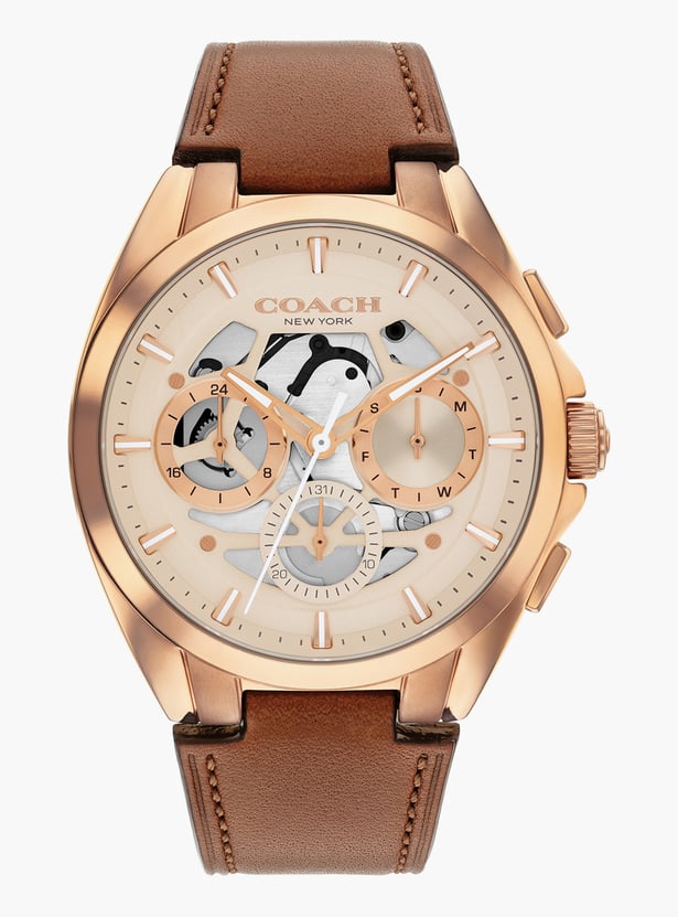 COACH Jackson Skeleton Multifunction Watch-14602772