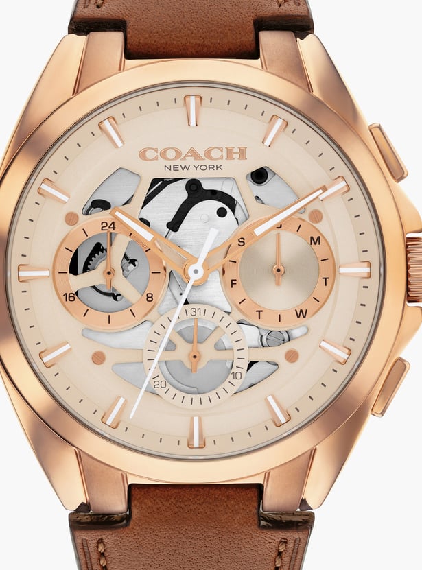COACH Jackson Skeleton Multifunction Watch-14602772