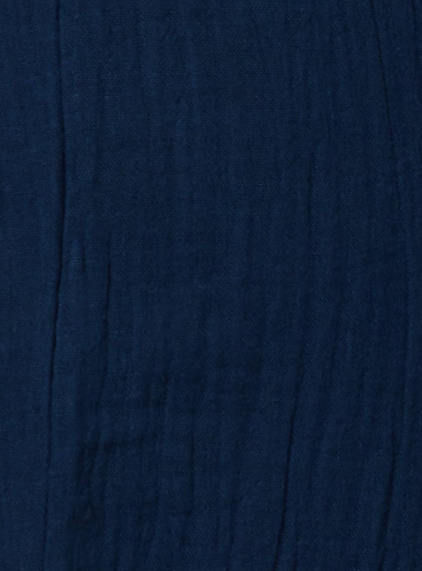 MELANGE Textured Straight Kurta Set