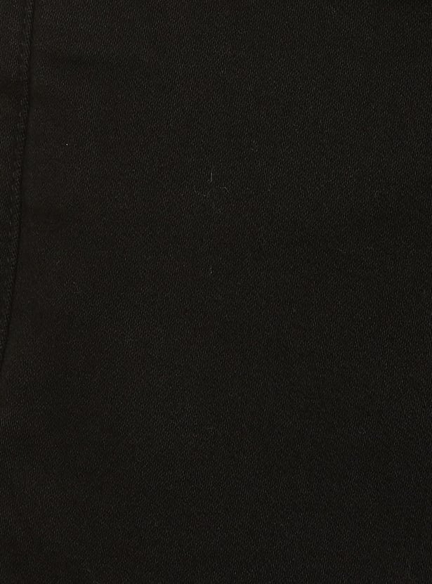 ALLEN SOLLY Boys Medium Wash Slim Fit Jeans