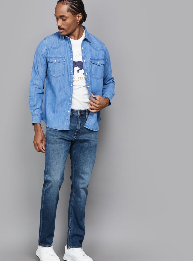 SPYKAR Solid Regular Fit Shirt