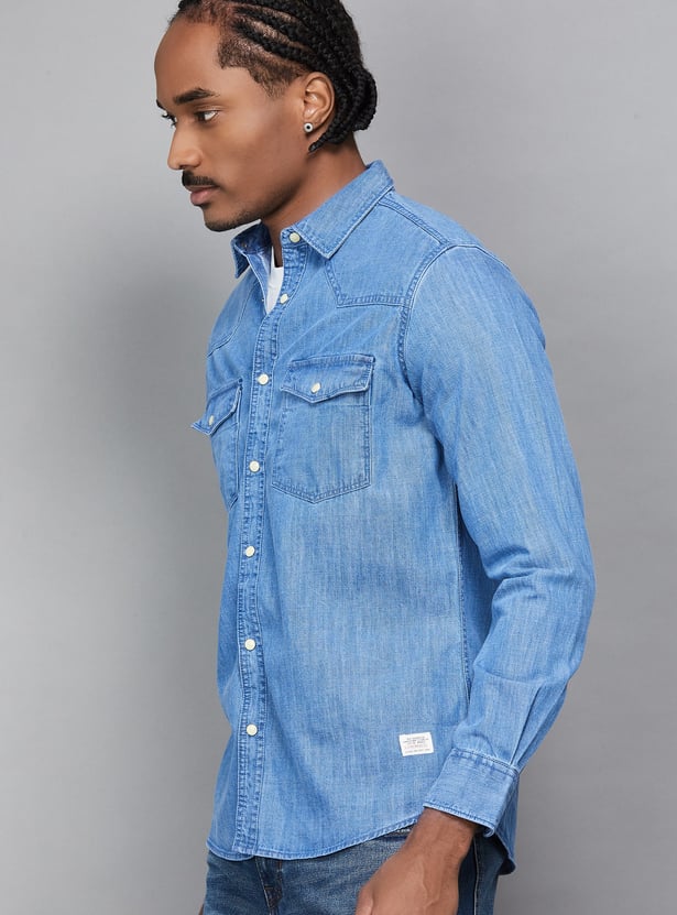 SPYKAR Solid Regular Fit Shirt