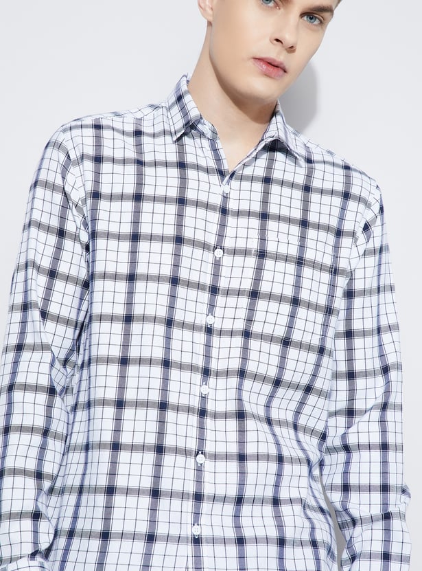 FAME FOREVER Checked Smart Fit Shirt