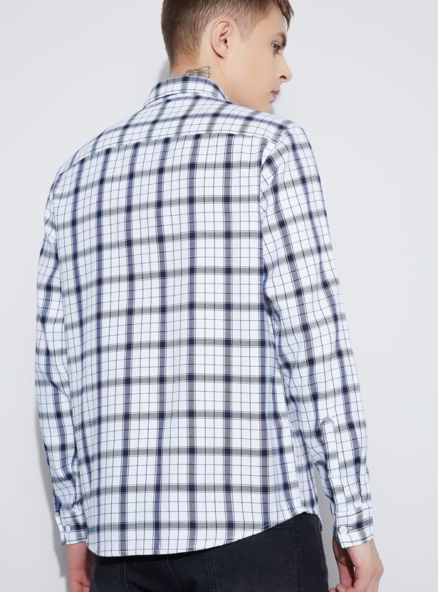 FAME FOREVER Checked Smart Fit Shirt