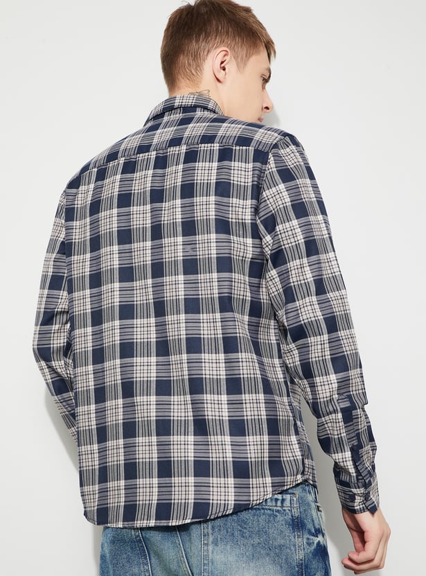 FAME FOREVER Checked Smart Fit Shirt