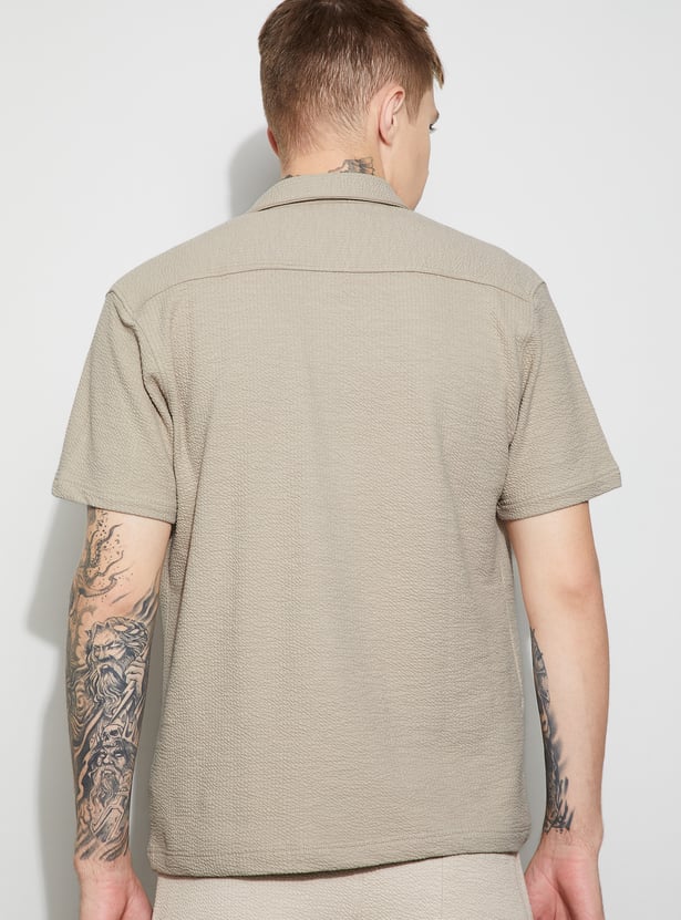 FAME FOREVER Knit Smart Fit Shirt