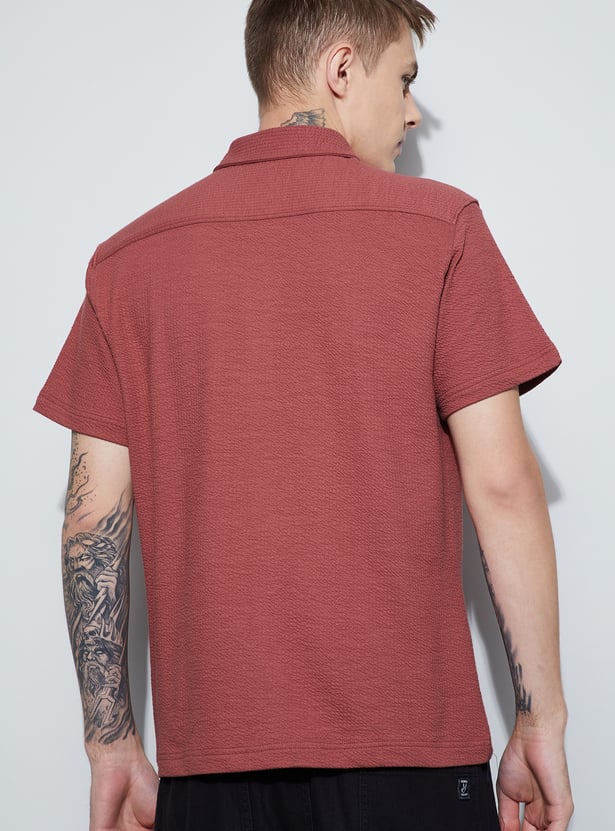 FAME FOREVER Knit Smart Fit Shirt