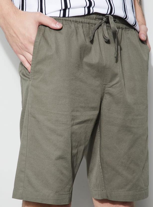 FAME FOREVER Solid Shorts