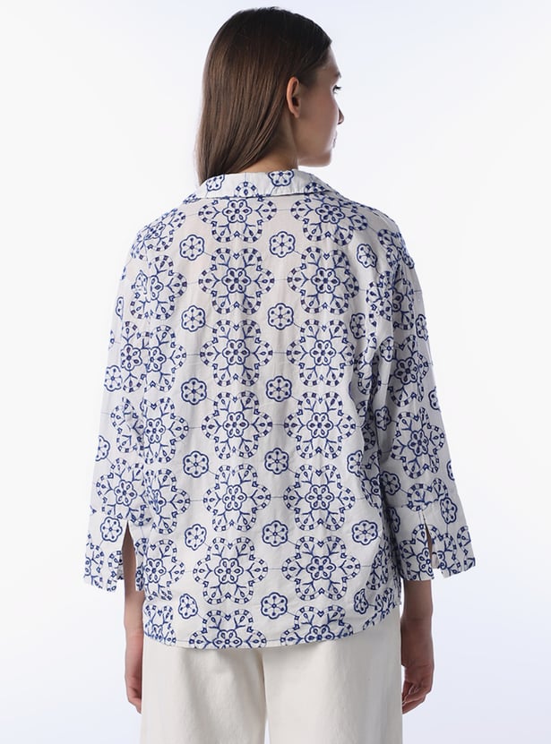 ONLY Embroidered Regular Shirt