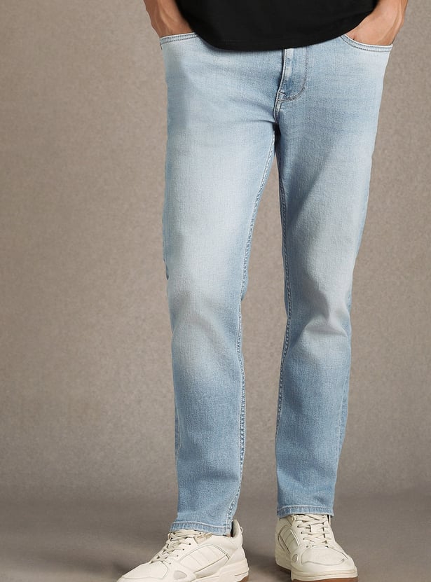 LP JEANS Washed Regular Straight Jeans