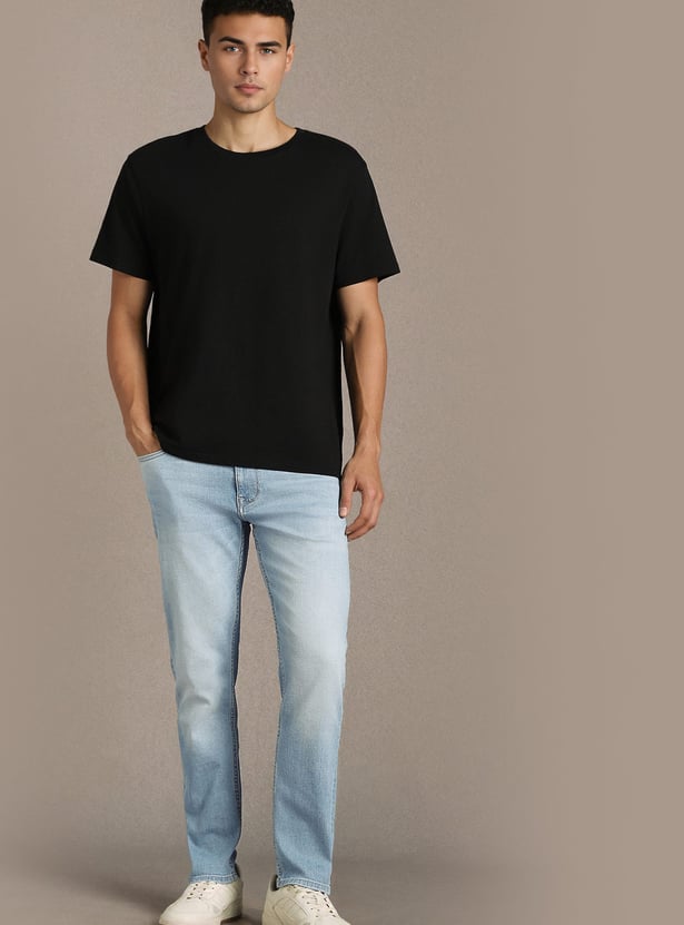 LP JEANS Washed Regular Straight Jeans