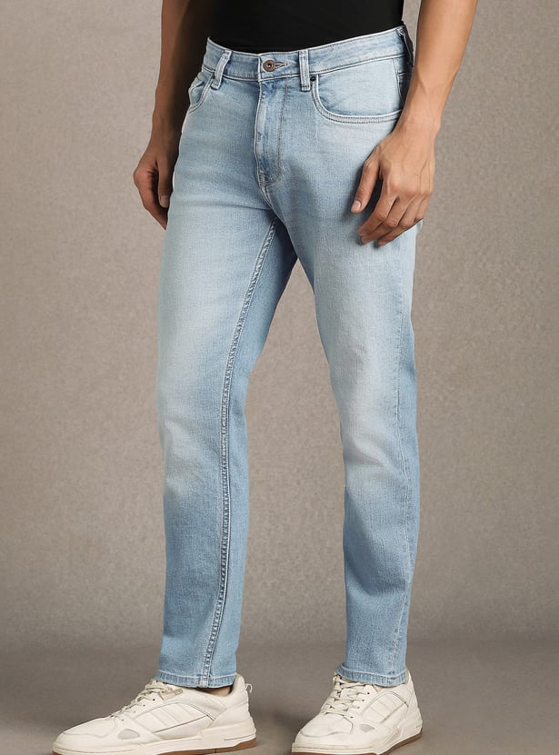 LP JEANS Washed Regular Straight Jeans