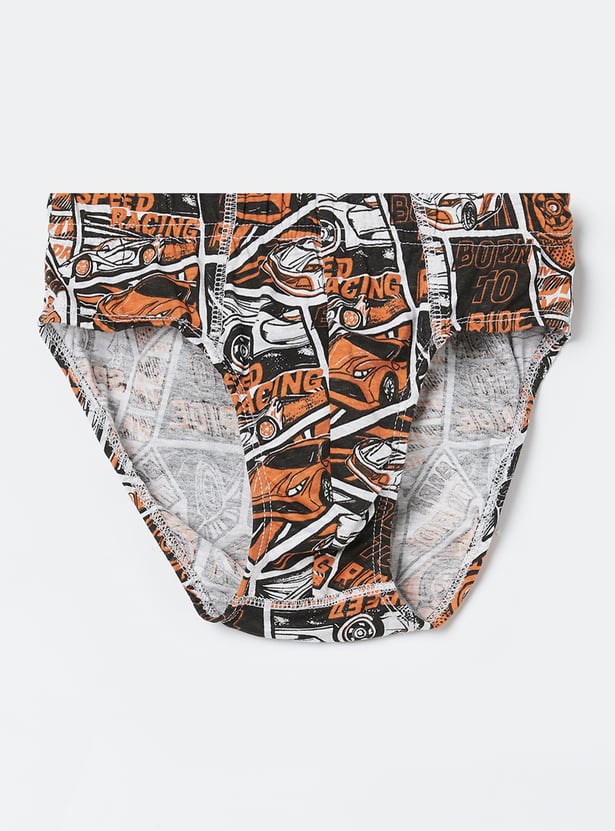 FAME FOREVER Boys Printed Briefs - Pack of 3