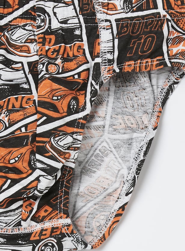 FAME FOREVER Boys Printed Briefs - Pack of 3