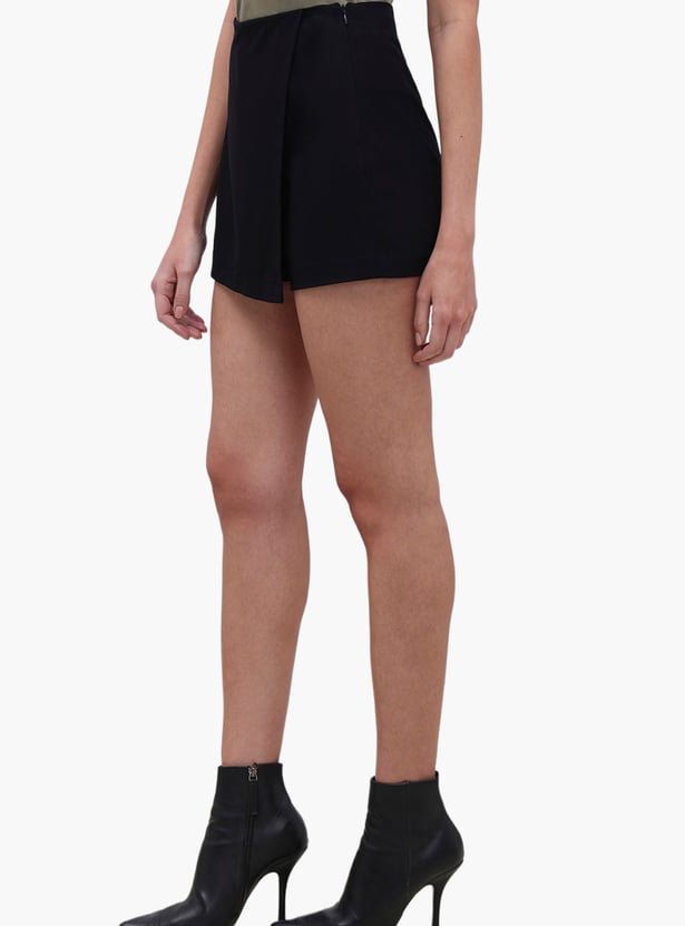 VERO MODA Solid High Rise Skort
