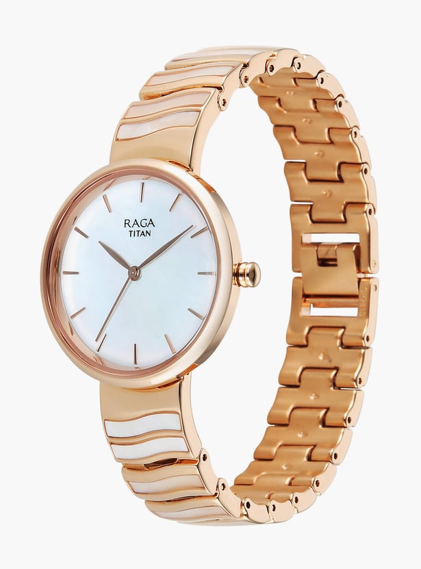 TITAN Raga Power Pearls Embellished Analog Watch Set - 2810WM03F