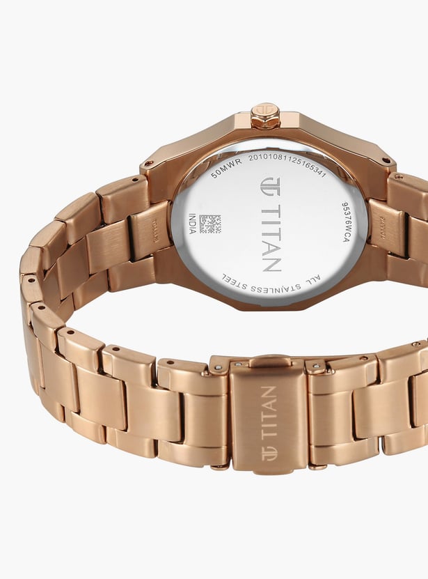 TITAN Purple Radiance Embellished Analog Watch - 95376WM01