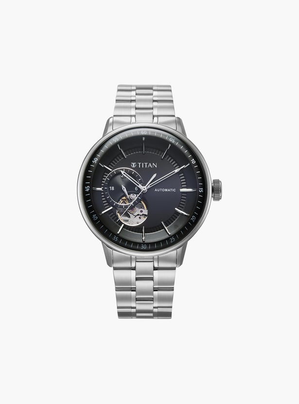 TITAN Orbital Open Heart Automatic Wrist Watch - 90226SM01