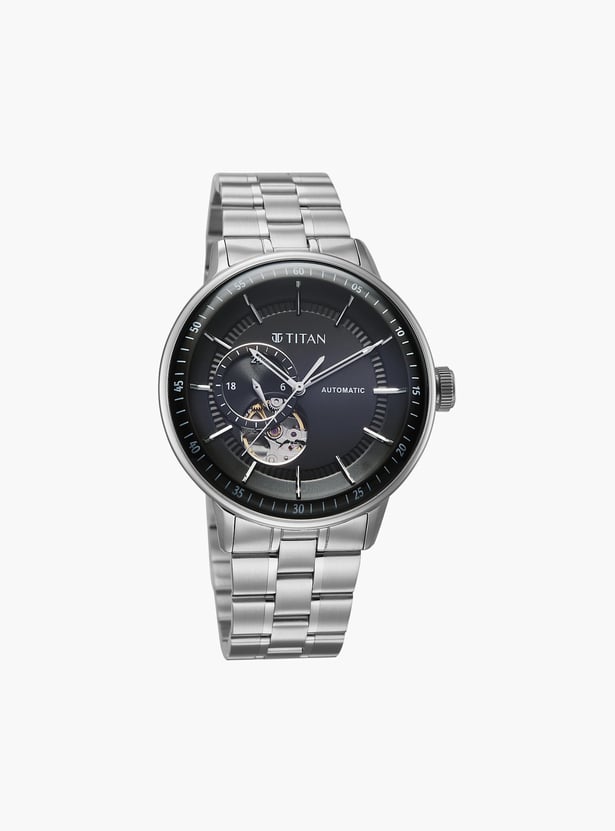 TITAN Orbital Open Heart Automatic Wrist Watch - 90226SM01
