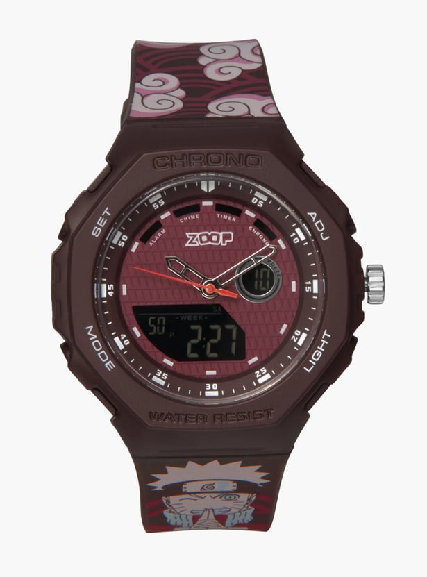 ZOOP Naruto Kids Multifunctional Wrist Watch - 16053PP03