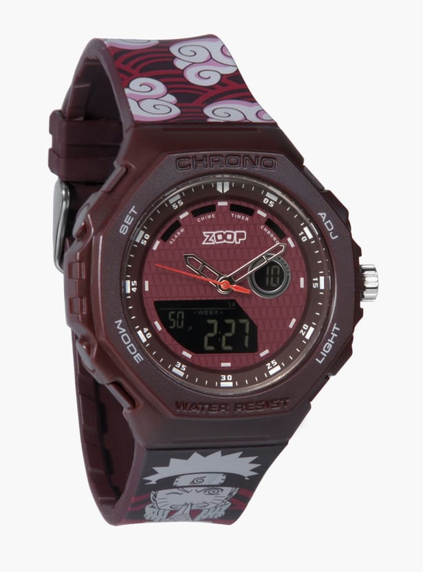 ZOOP Naruto Kids Multifunctional Wrist Watch - 16053PP03