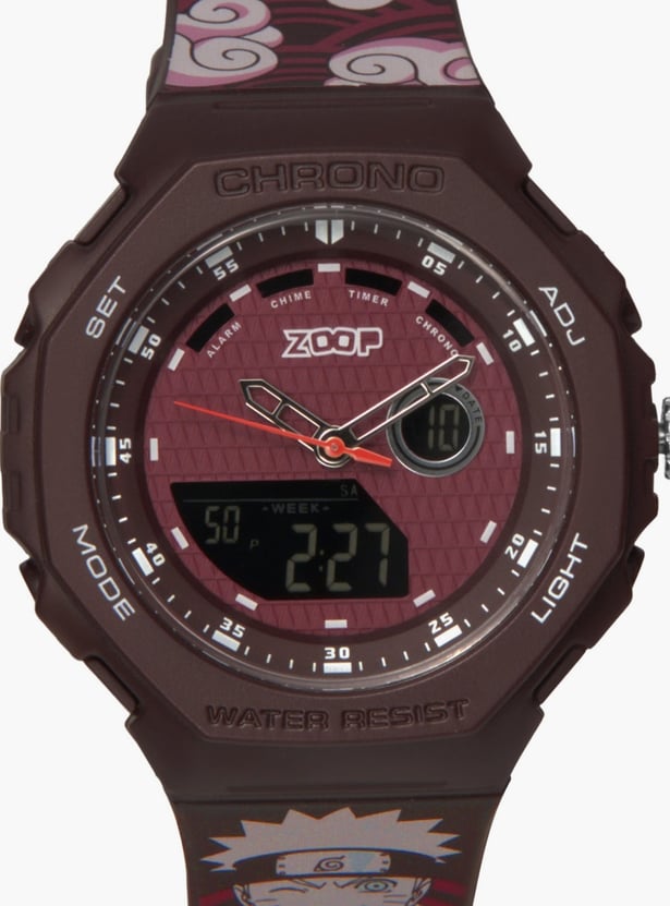 ZOOP Naruto Kids Multifunctional Wrist Watch - 16053PP03