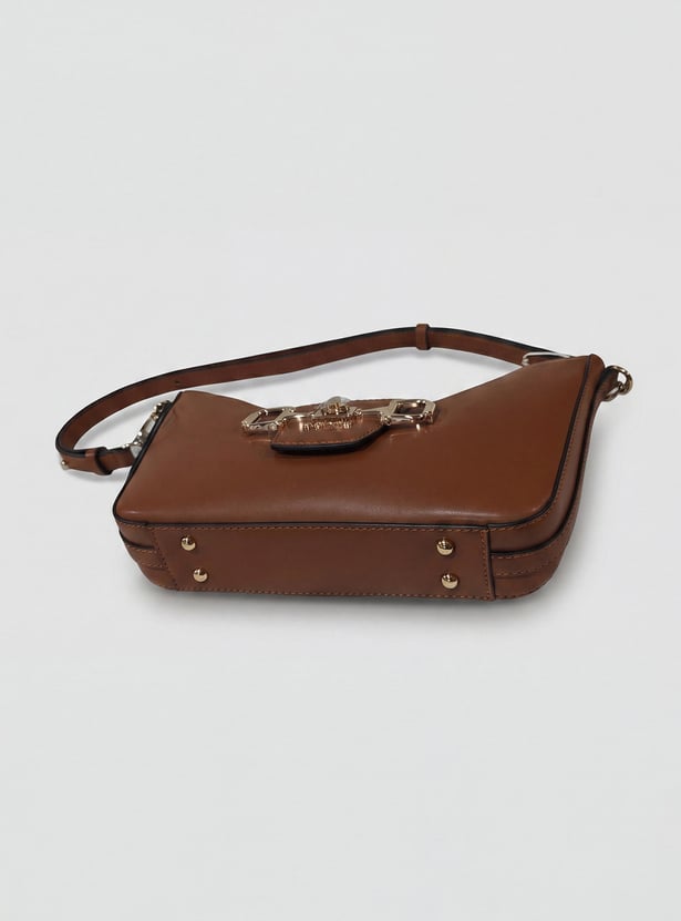 GUESS Solid Shoulder Bag